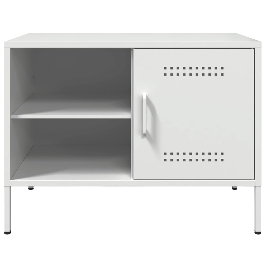 Móvel de TV 68x39x50,5 cm aço branco