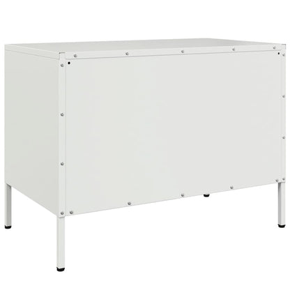 Móvel de TV 68x39x50,5 cm aço branco