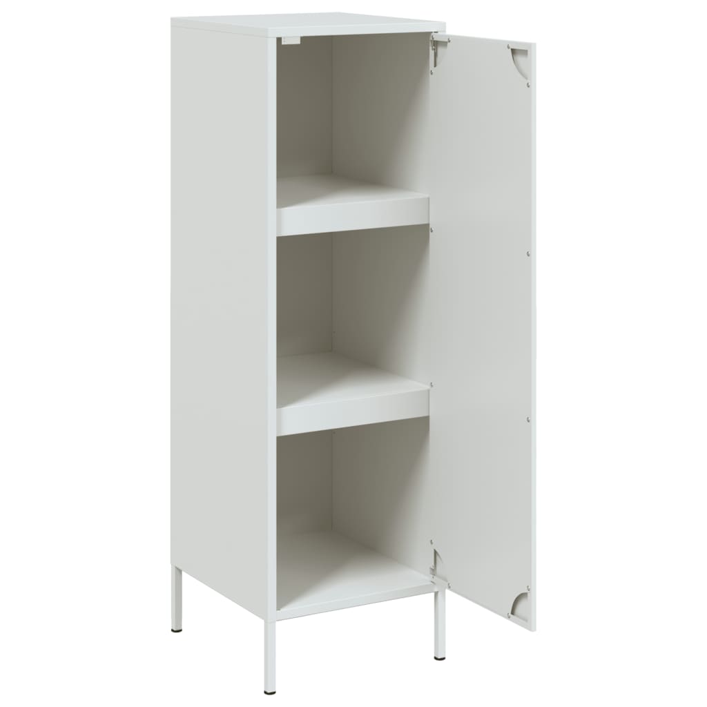 Aparador alto 36x39x113 cm aço branco