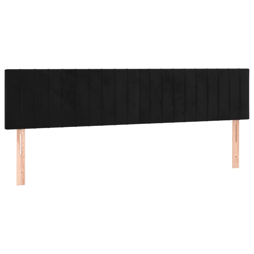 Cama box spring c/ colchão e LED 120x190 cm couro artif. preto