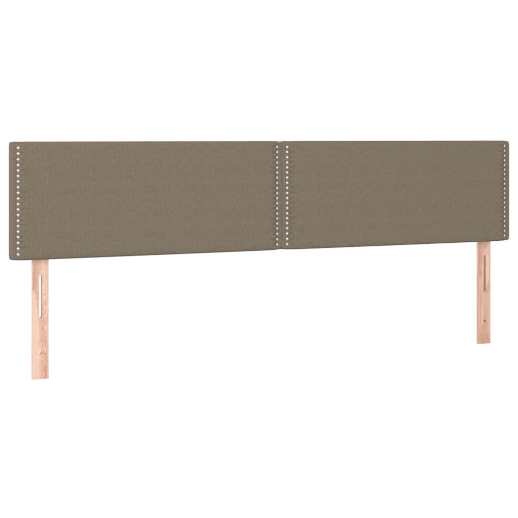 Cama boxspring c/ colchão 120x190cm tecido castanho-acinzentado