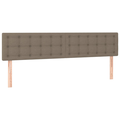 Cama boxspring c/ colchão 120x190cm tecido castanho-acinzentado