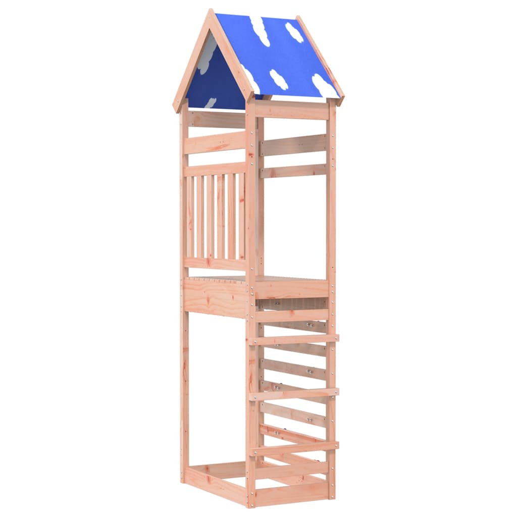 Torre brincar c/ parede escalar 85x52,5x265 cm abeto-de-douglas