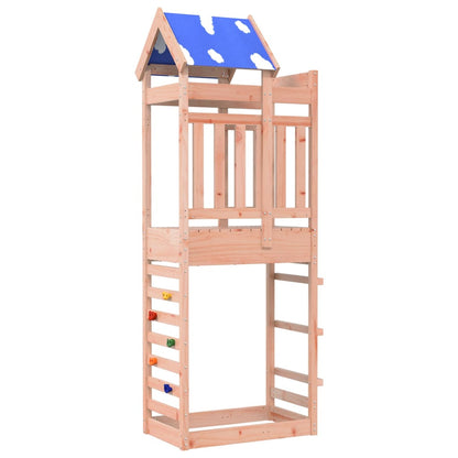 Torre brincar c/ parede escalar 85x52,5x239 cm abeto-de-douglas