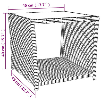 3 pcs conjunto de jantar p/ jardim c/ almofadões vime PE cinza