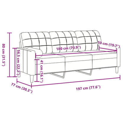 Sofá 3 lugares c/ almofadas decorativas 180 cm veludo amarelo