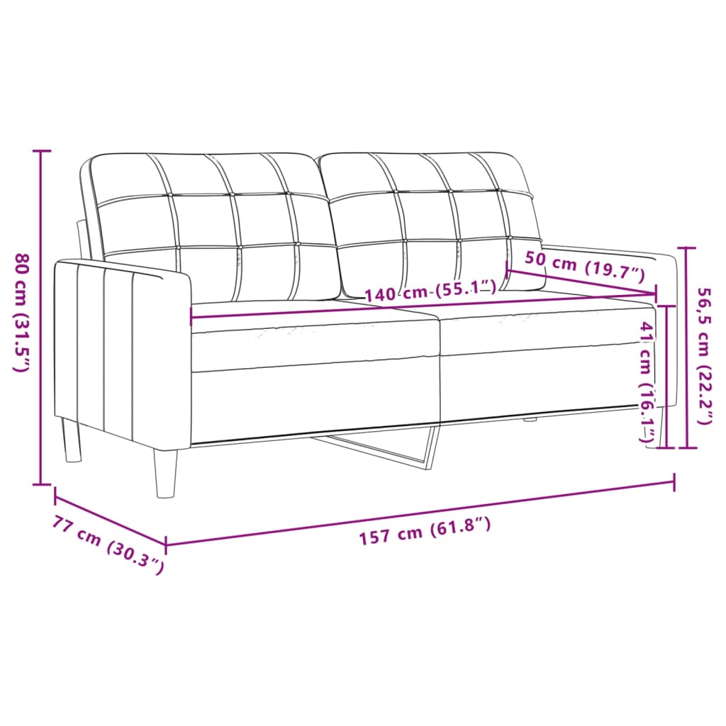 3 pcs conjunto de sofás com almofadas tecido cinzento-escuro