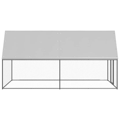 Galinheiro 2x4x2 m aço galvanizado