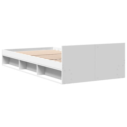 Estrutura cama c/ gaveta 90x190 cm derivados de madeira branco