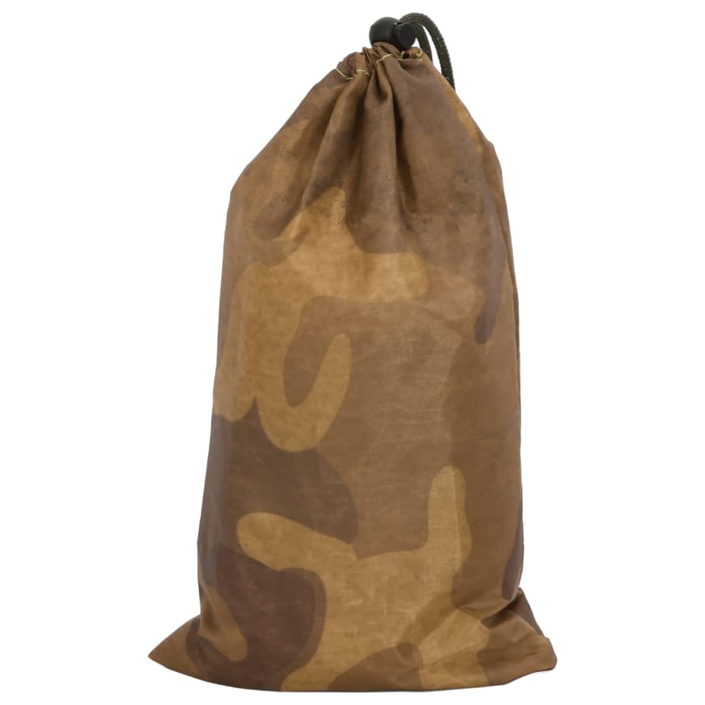 Rede de camuflagem com saco de arrumação 312x140 cm areia