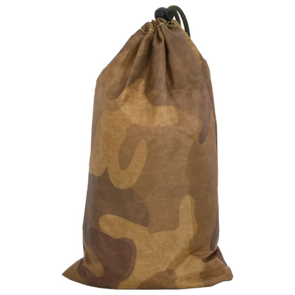 Rede de camuflagem com saco de arrumação 412x144 cm areia