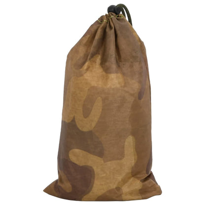 Rede de camuflagem com saco de arrumação 292x213 cm areia