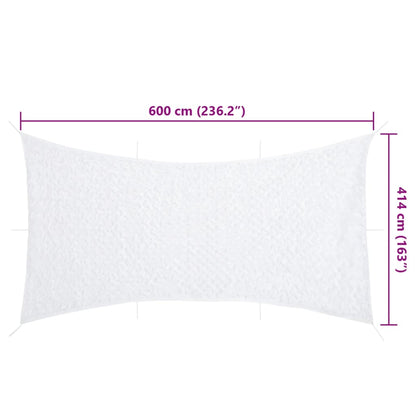 Rede de camuflagem com saco de arrumação 600x414 cm branco