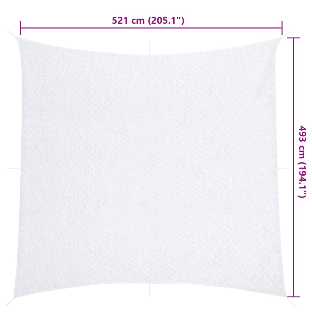 Rede de camuflagem com saco de arrumação 521x493 cm branco