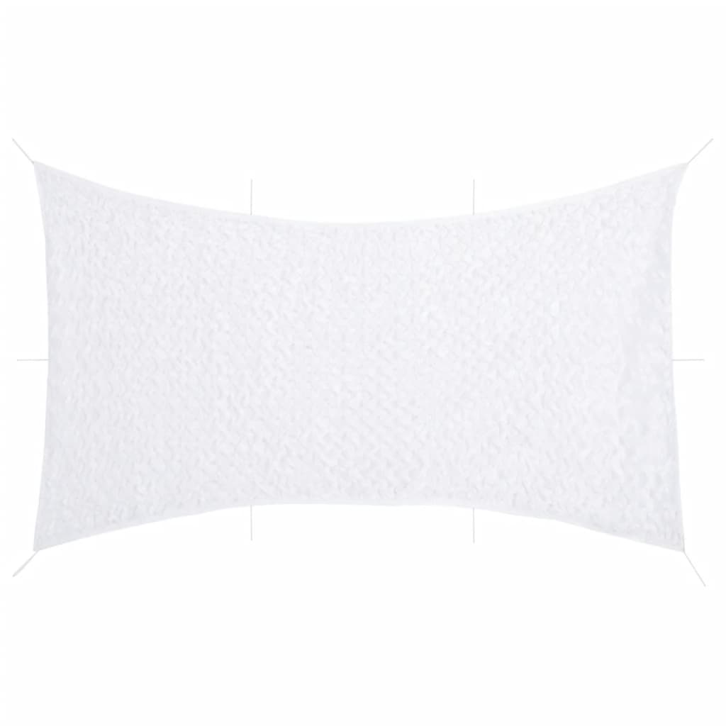 Rede de camuflagem com saco de arrumação 618x512 cm branco