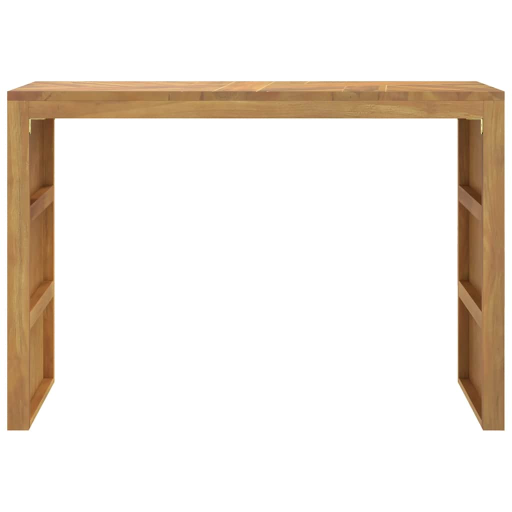 Mesa consola 110x35x75 cm madeira maciça teca