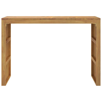 Mesa consola 110x35x75 cm madeira maciça teca