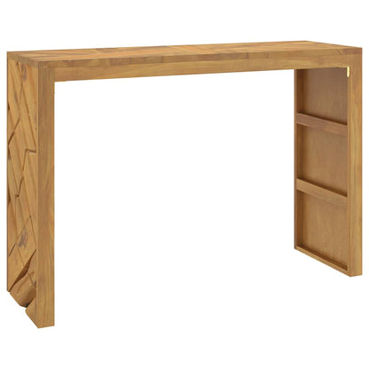 Mesa consola 110x35x75 cm madeira maciça teca