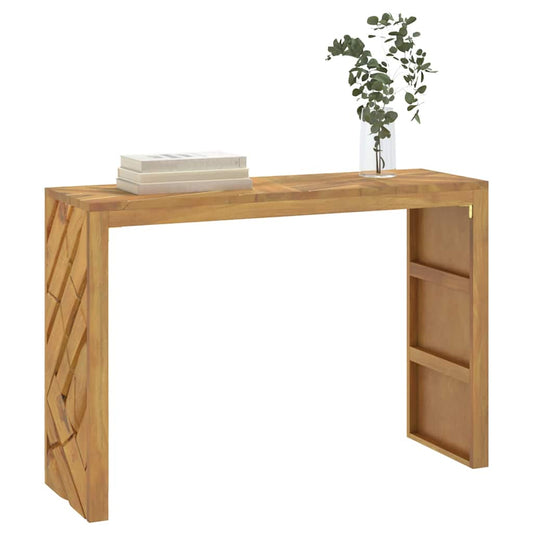 Mesa consola 110x35x75 cm madeira maciça teca