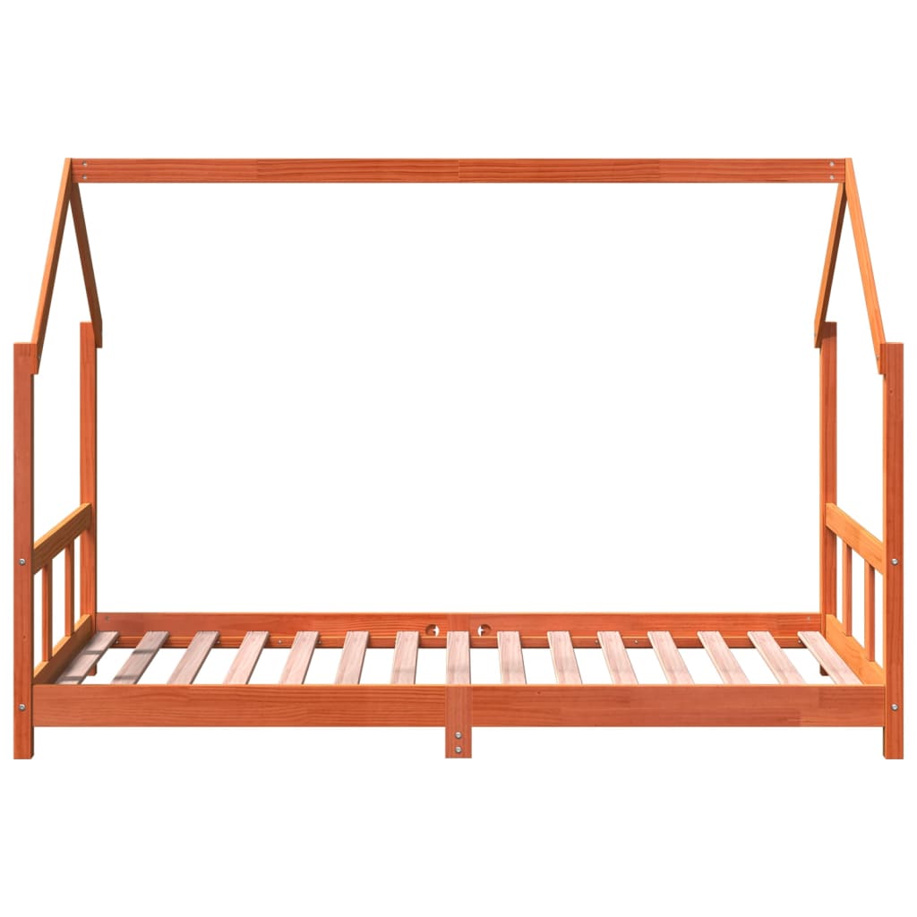 Estrutura de cama para crianças 90x190 cm pinho maciço