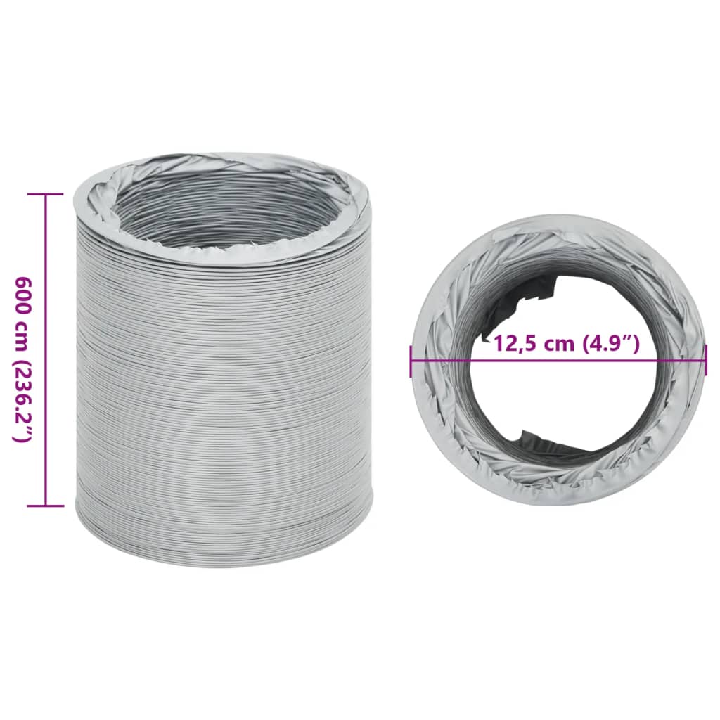 Conduta de exaustão PVC 6 m Ø12,5 cm