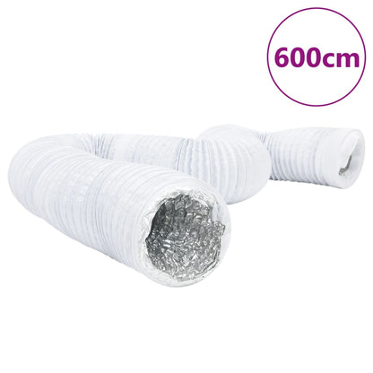 Conduta de ventilação 6 m Ø10 cm alumínio e PVC