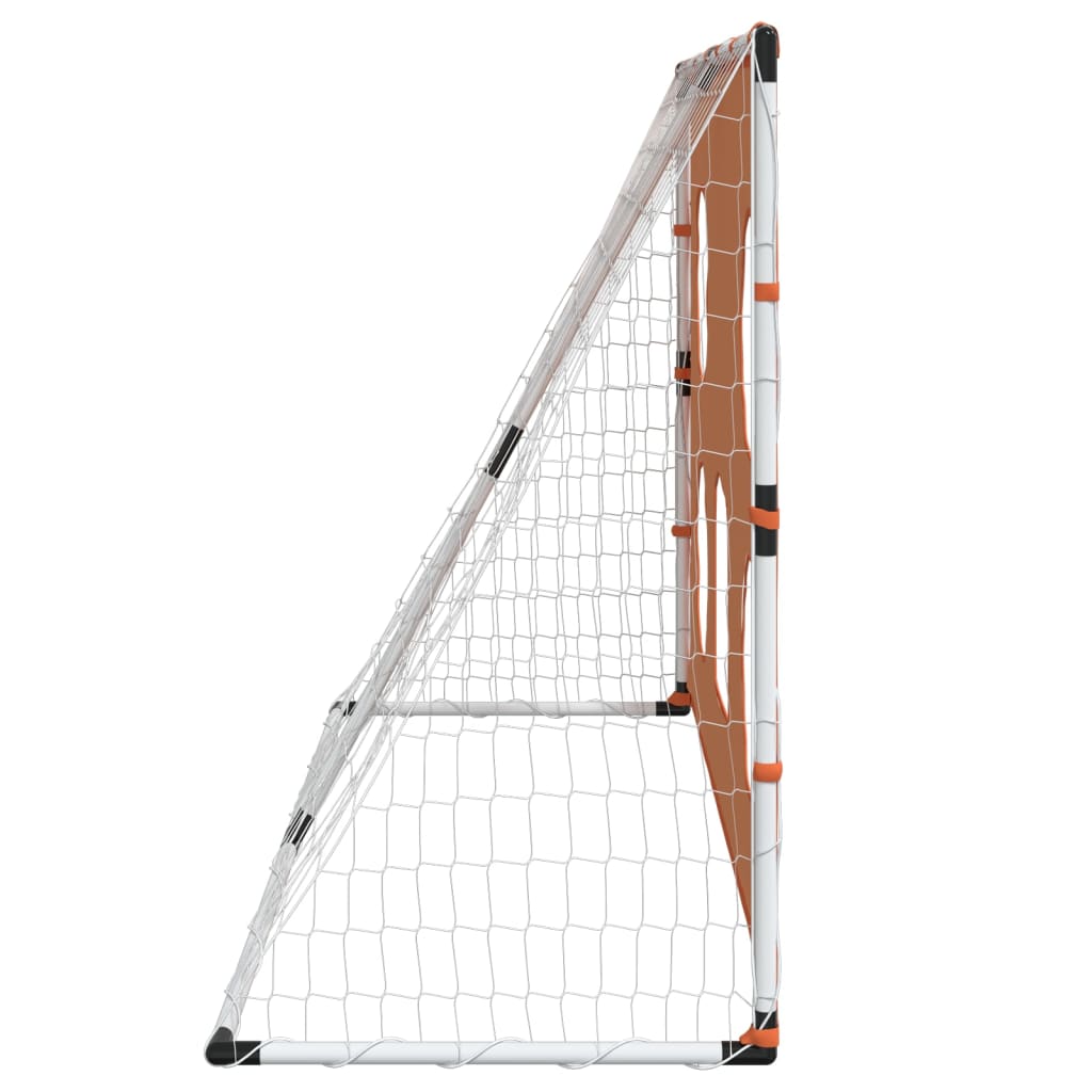 Baliza de futebol infantil com alvos e bola 182x62x118 cm