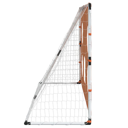 Baliza de futebol infantil com alvos e bola 182x62x118 cm