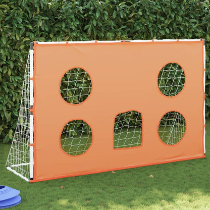 Baliza de futebol infantil com alvos e bola 182x62x118 cm