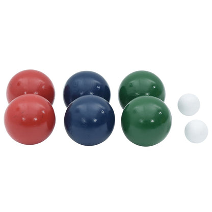 Conjunto bolas de boccia 8 pcs c/ saco transporte pinho maciço