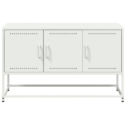 Móvel de TV 100,5x39x60,5 cm aço branco