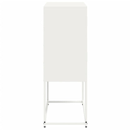 Aparador 68,5x38,5x107 cm aço branco