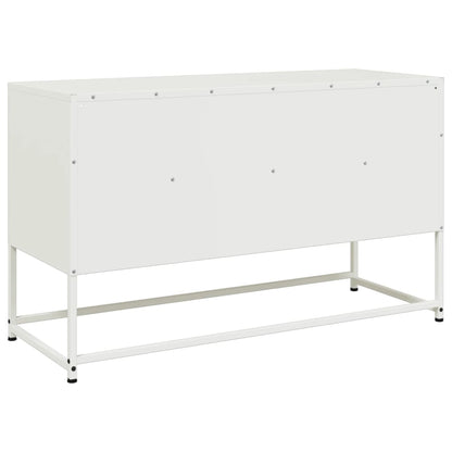 Móvel de TV 100,5x39x60,5 cm aço branco