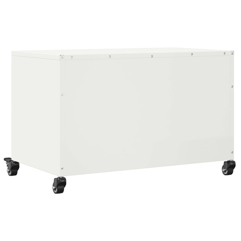 Móvel de TV 68x39x43,5 cm aço laminado a frio branco