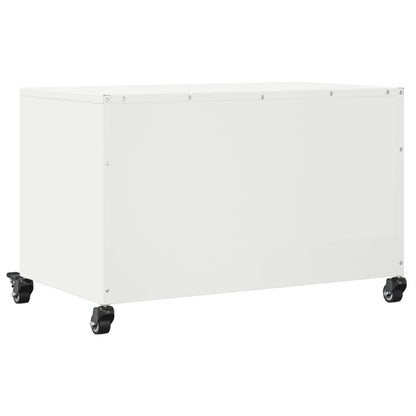 Móvel de TV 68x39x43,5 cm aço laminado a frio branco