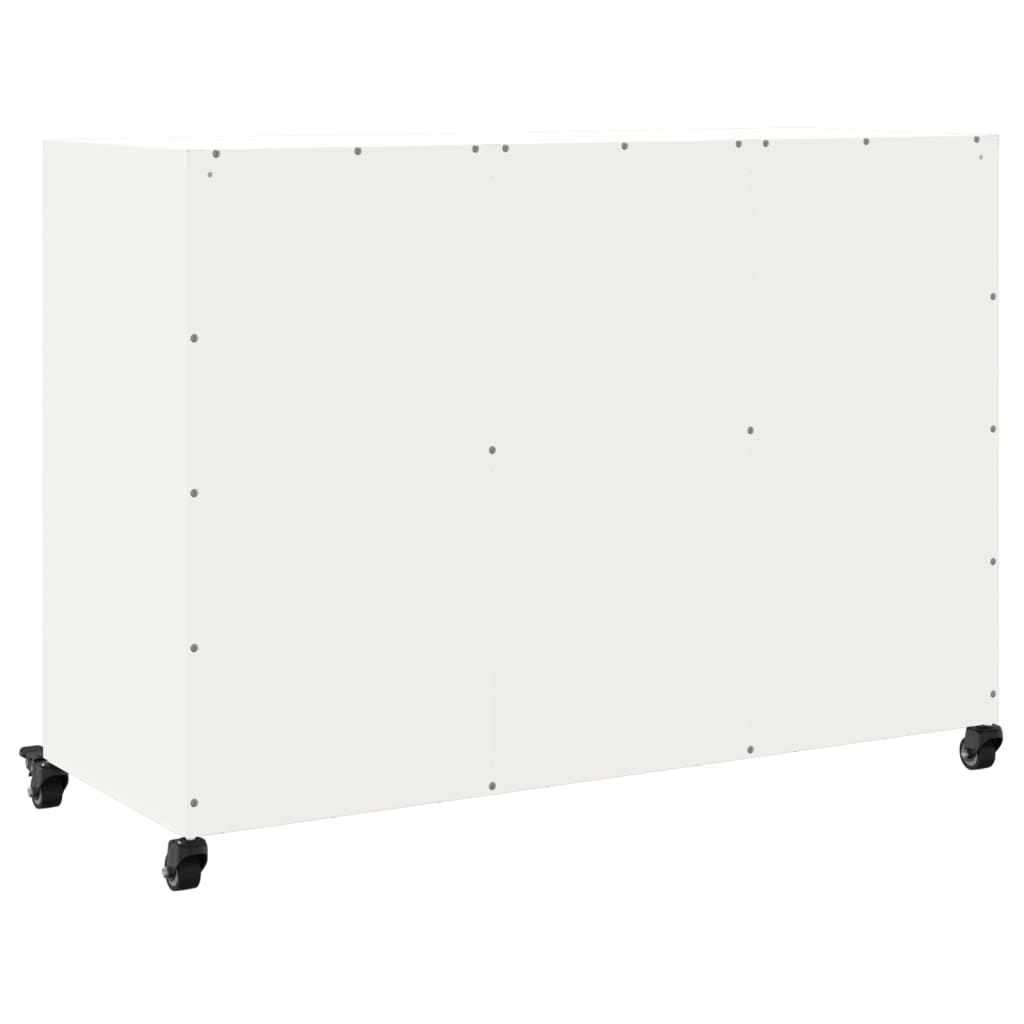 Aparador 100,5x39x72 cm aço laminado a frio branco