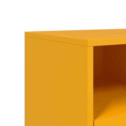 Móvel TV 100,5x39x43,5 cm aço laminado a frio amarelo mostarda