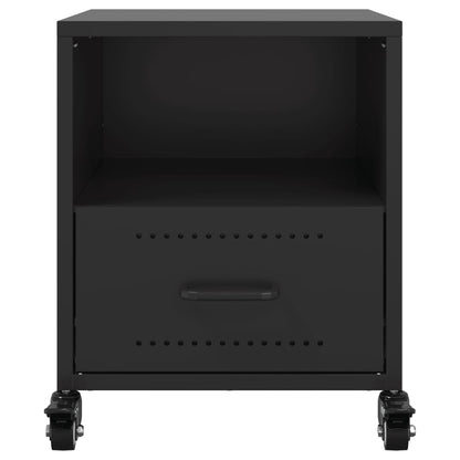 Mesa de cabeceira 36x39x43,5 cm aço preto