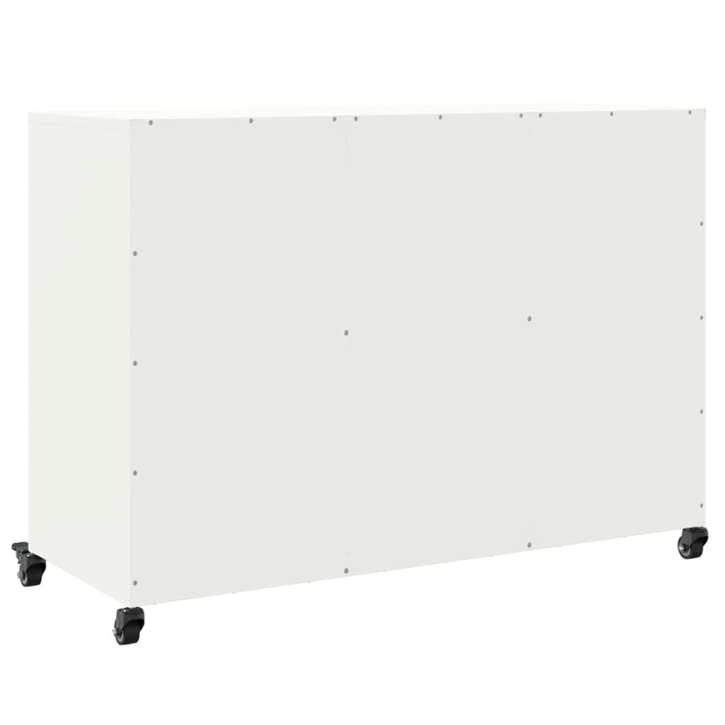 Aparador 100,5x39x72 cm aço laminado a frio branco