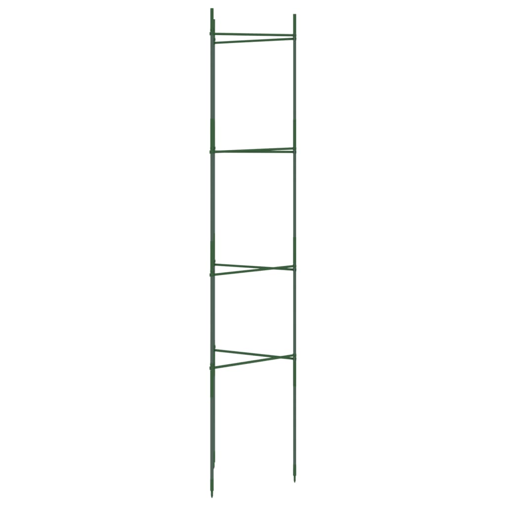 Suporte para tomateiros 2 pcs 154 cm aço e PP