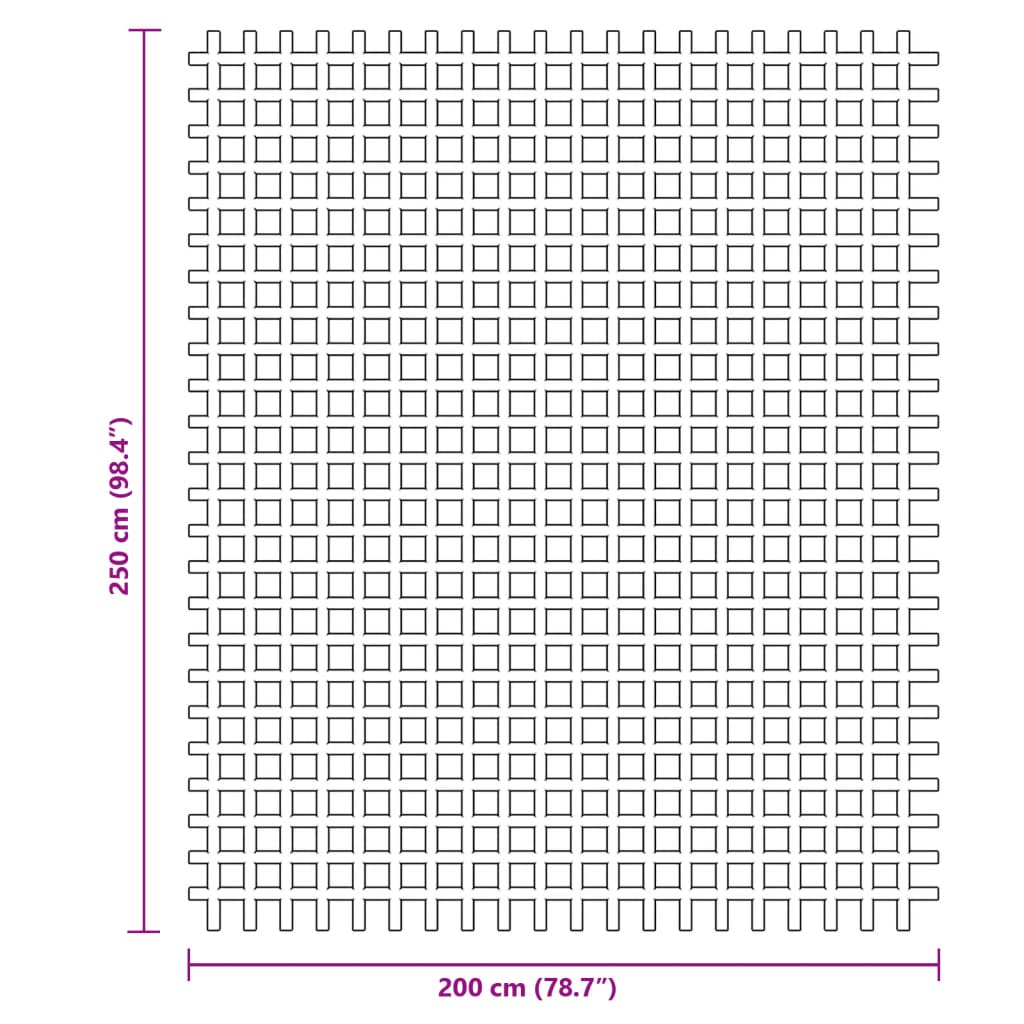 Tapete de campismo 2,5x2 m antracite