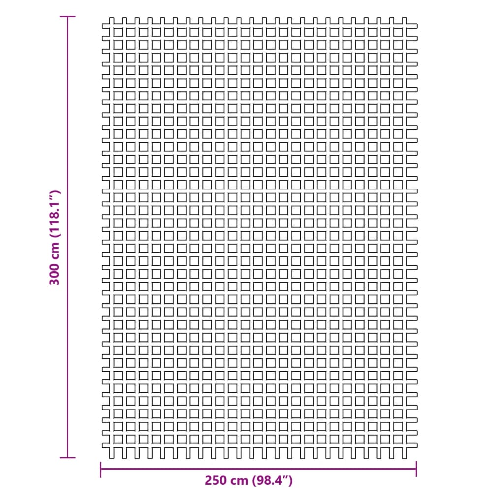 Tapete de campismo 3x2,5 m antracite