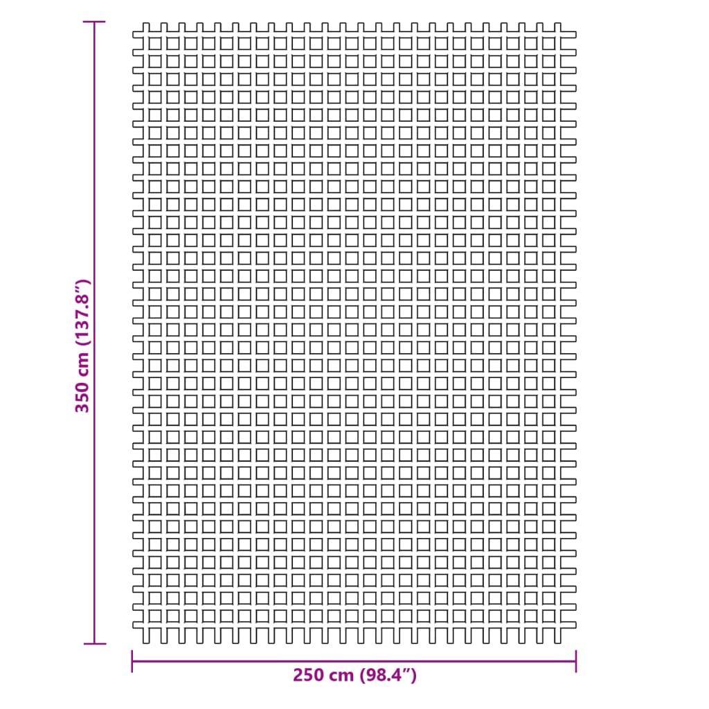 Tapete de campismo 3,5x2,5 m antracite