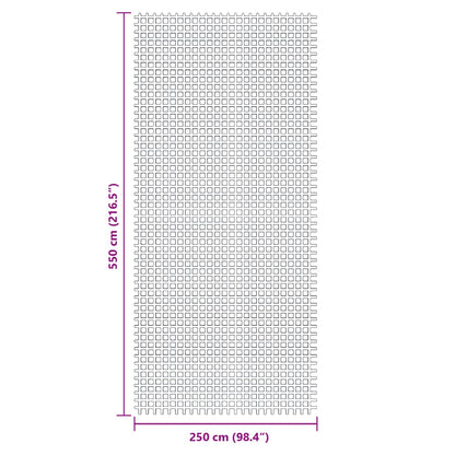 Tapete de campismo 5,5x2,5 m antracite