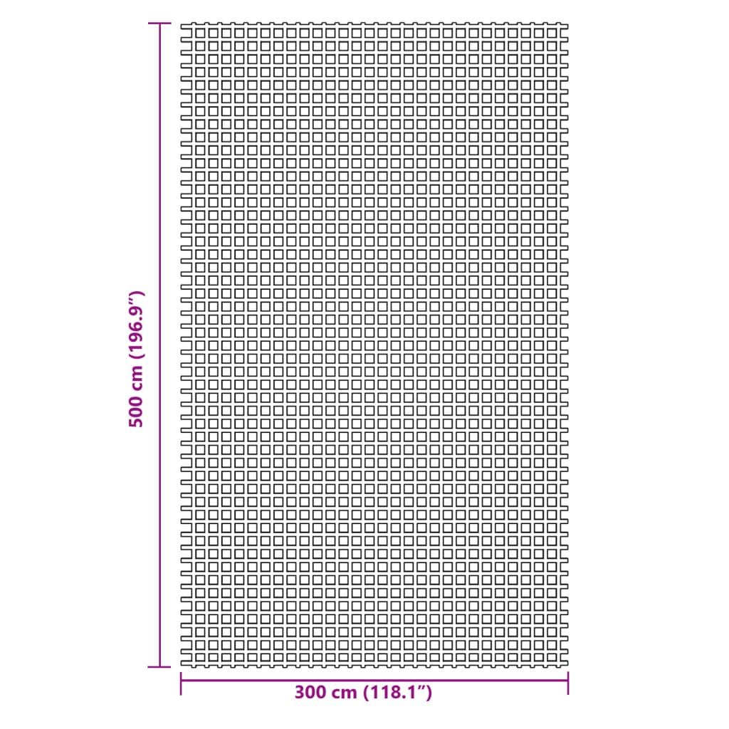 Tapete de campismo 5x3 m antracite