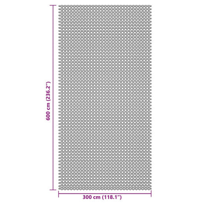 Tapete de campismo 6x3 m antracite