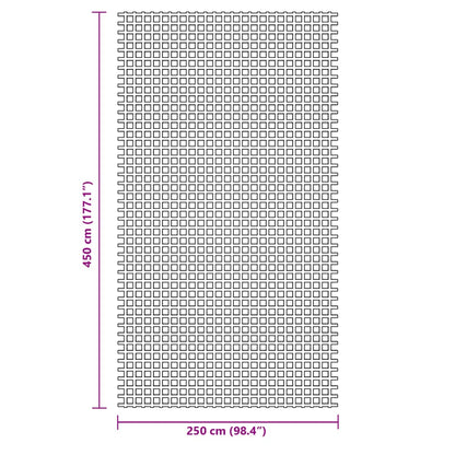 Tapete de campismo 4,5x2,5 m azul