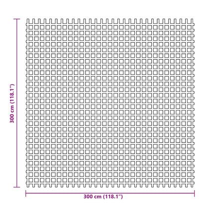 Tapete de campismo 3x3 m azul