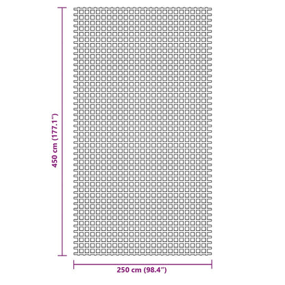 Tapete de campismo 4,5x2,5 m verde