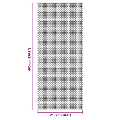 Tapete de campismo 6x2,5 m verde